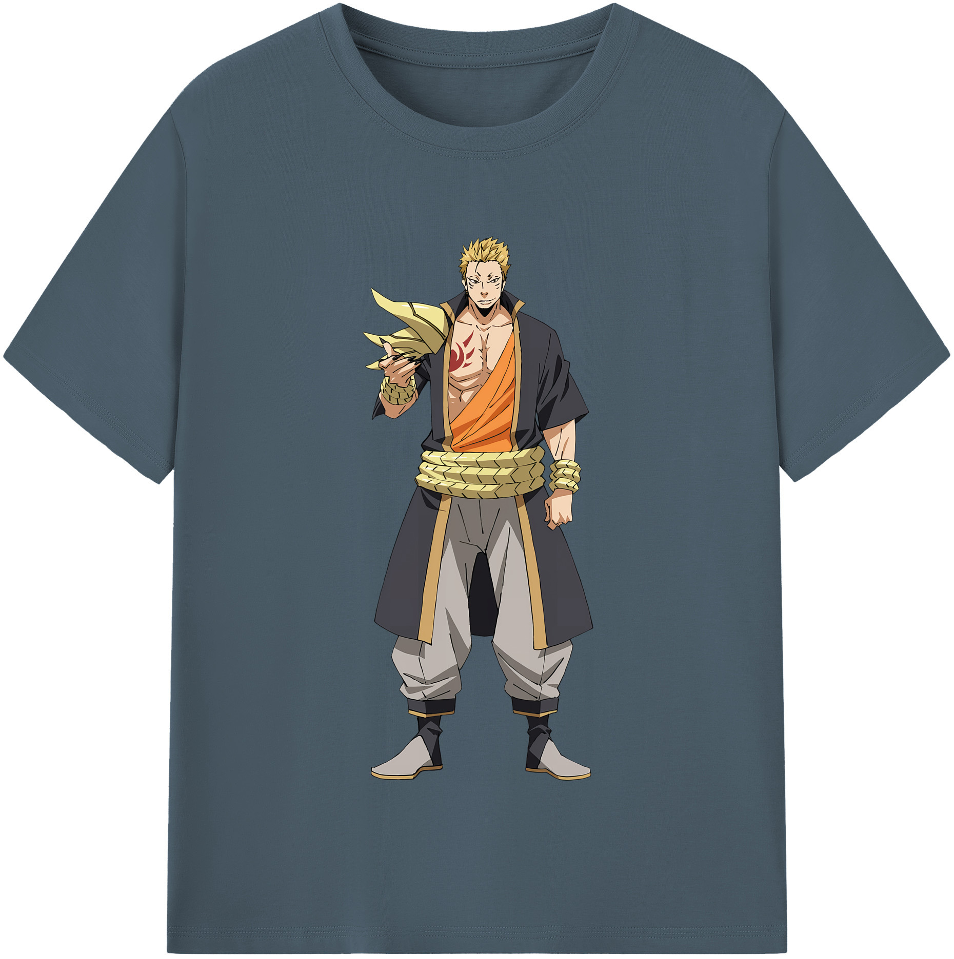 （画像用） 転スラ Regarding Reincarnated to Slime 綿100％半袖Tシャツ（フロントプリント）